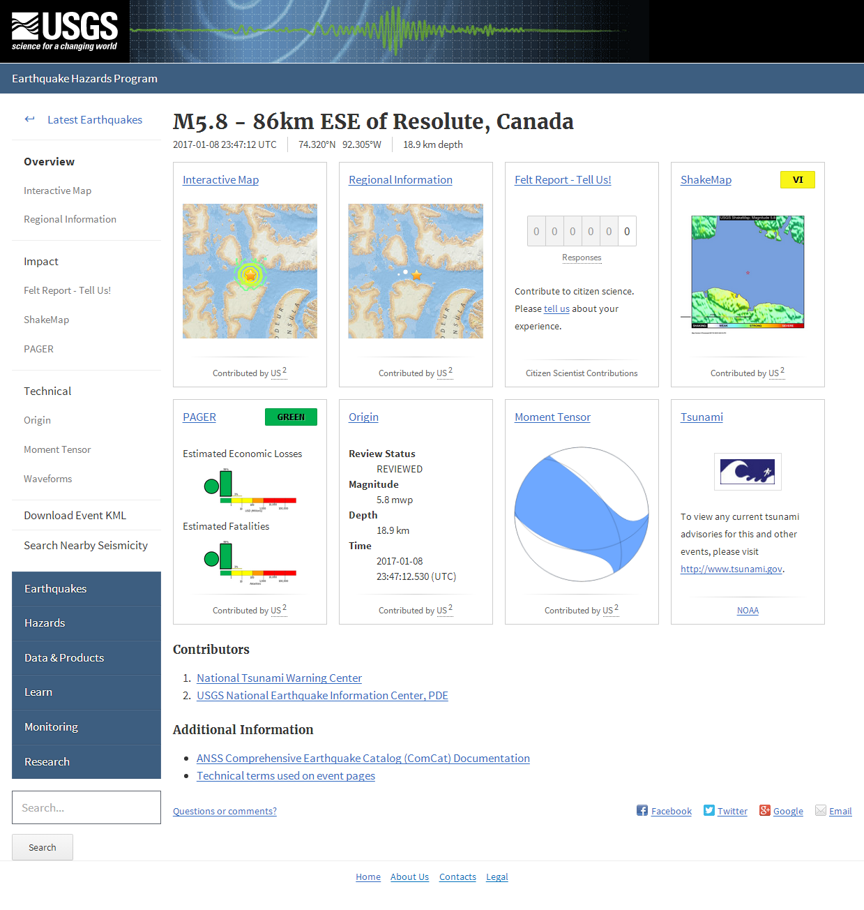 M5.8 - 86km ESE of Resolute, Canada.png