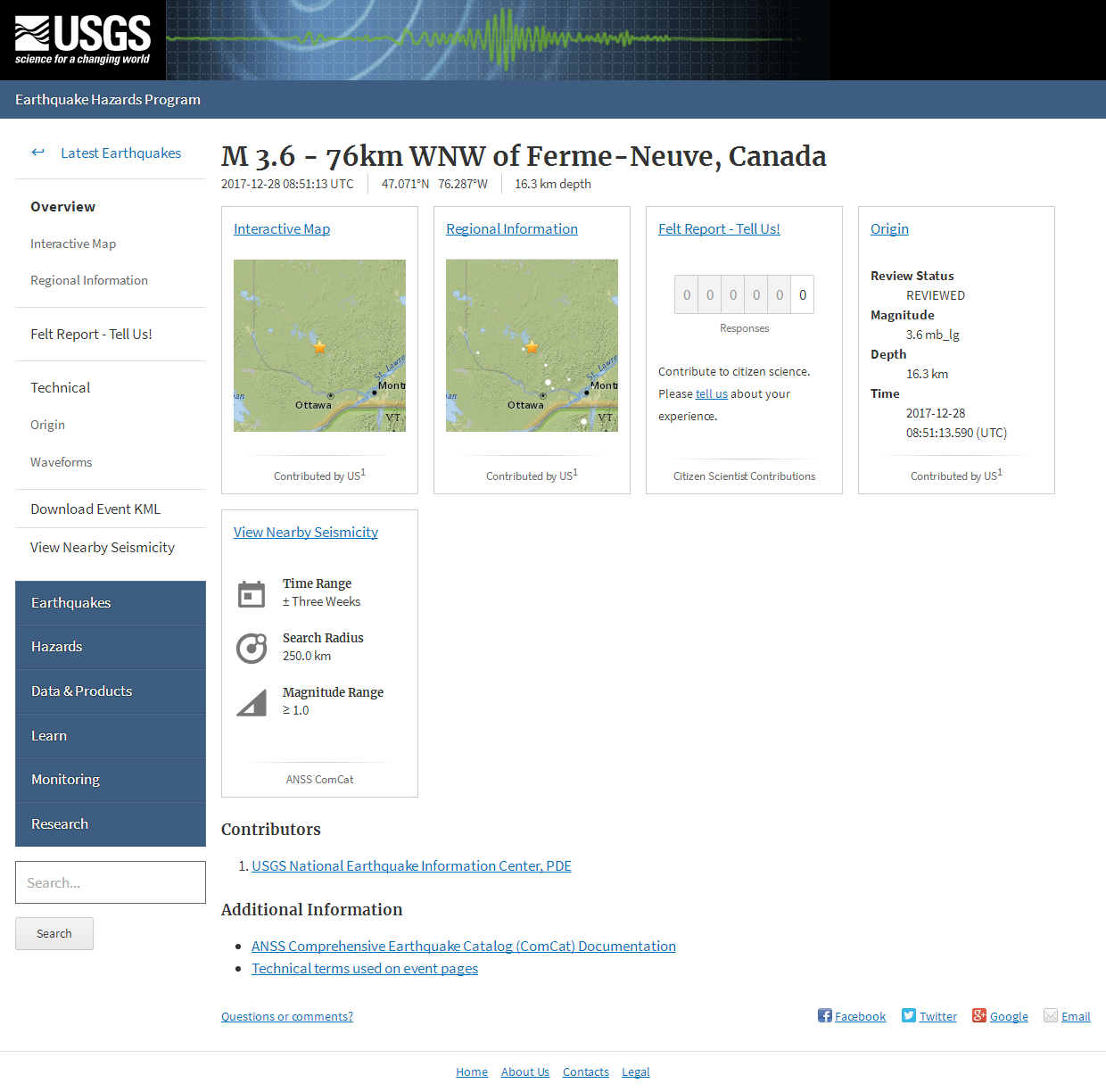 M 3.6 - 76km WNW of Ferme-Neuve, Canada.png